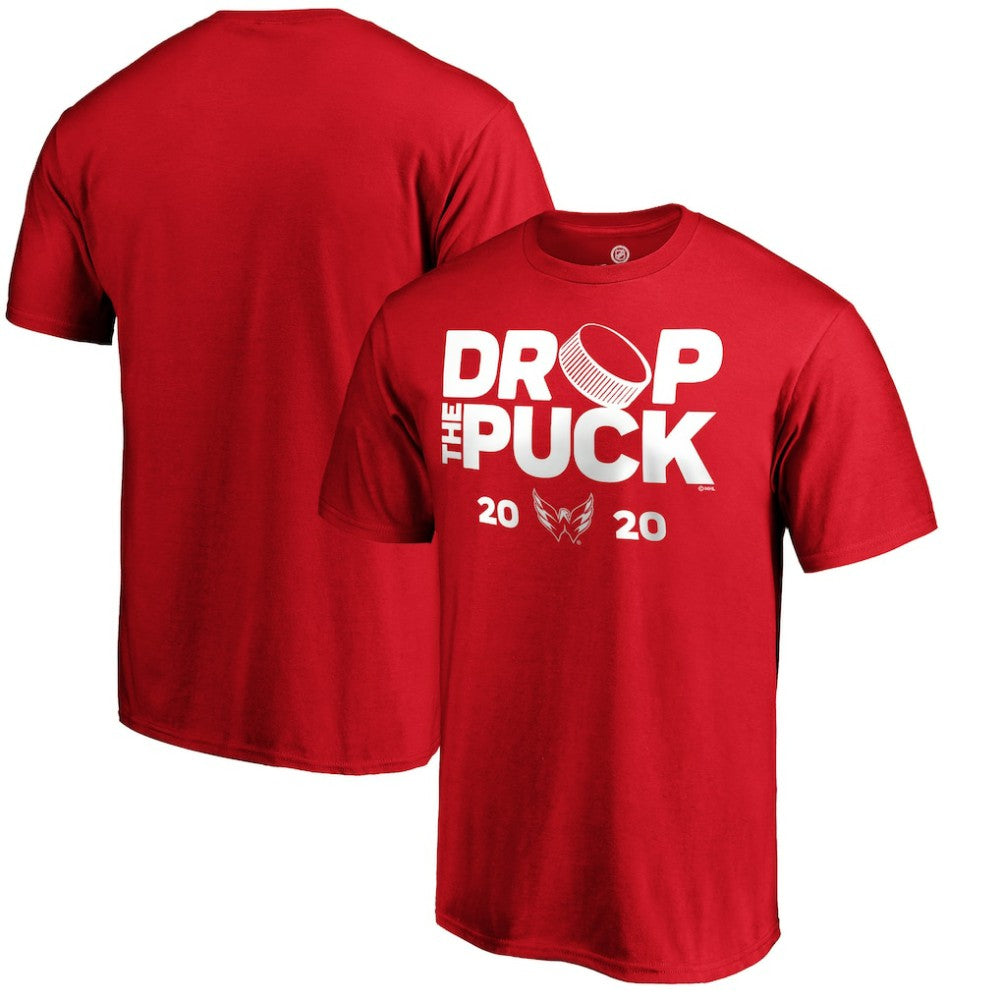NHL Red Washington Capitals Drop the Puck T-Shirt
