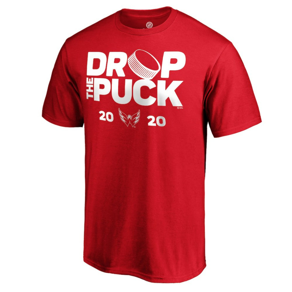 NHL Red Washington Capitals Drop the Puck T-Shirt