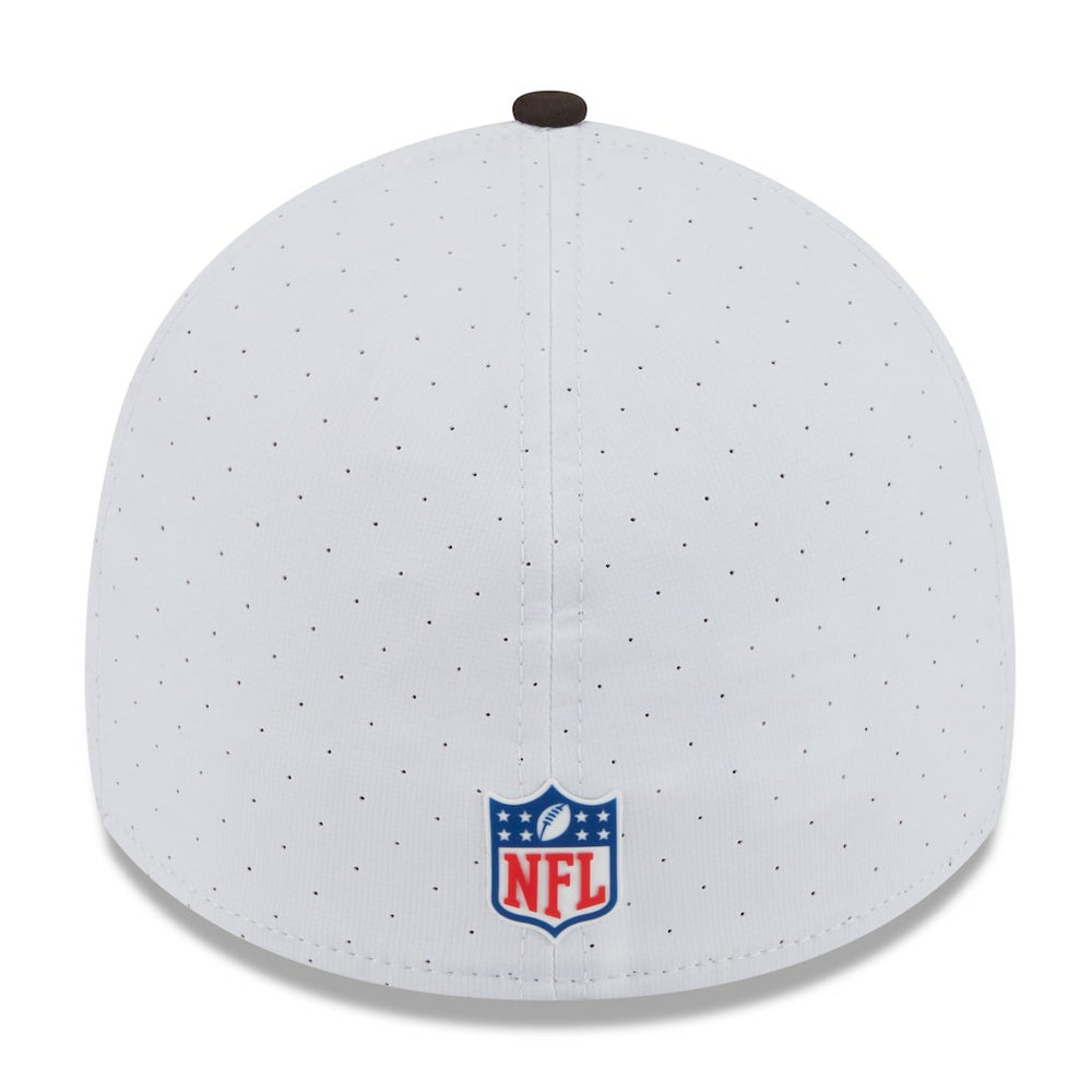 2025 NFL Training Camp Throwback Logo 39THIRTY Flex Hat - Cleveland Browns