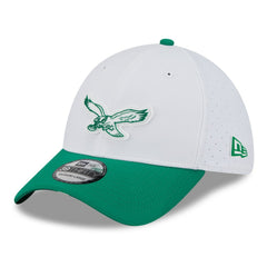 2025 NFL Training Camp Throwback Logo 39THIRTY Flex Hat - Philadelphia Eagles
