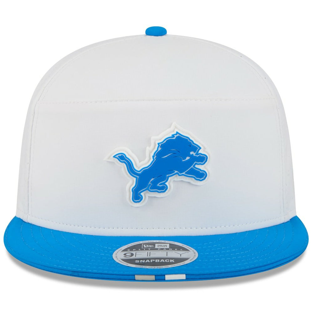 2025 NFL Training Camp Split Panel 9FIFTY Snapback Hat - Detroit Lions