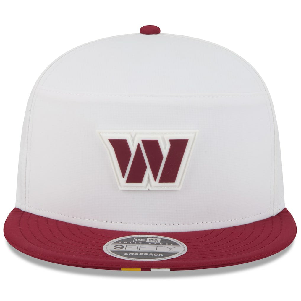 2025 NFL Training Camp Split Panel 9FIFTY Snapback Hat - Washington Commanders