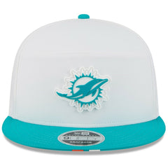 2025 NFL Training Camp Split Panel 9FIFTY Snapback Hat - Miami Dolphins