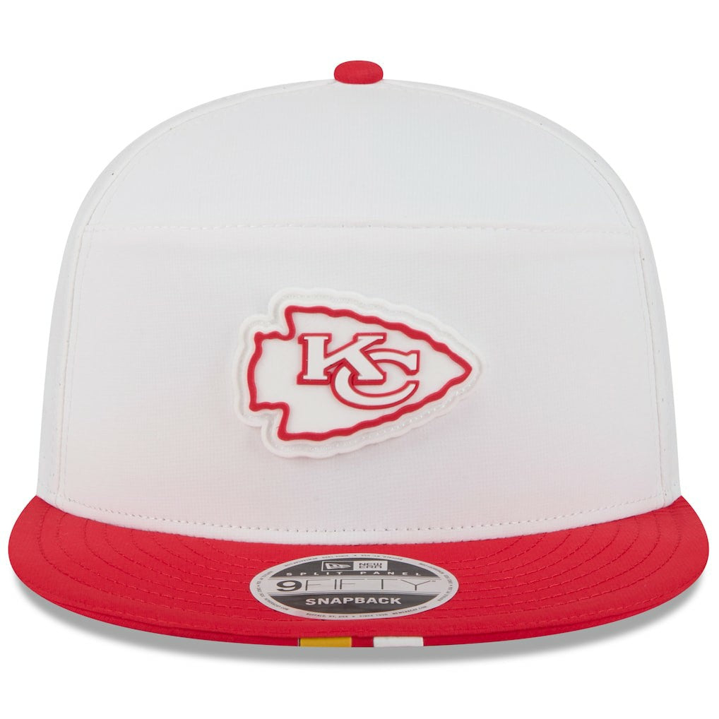 2025 NFL Training Camp Split Panel 9FIFTY Snapback Hat - Kansas City Chiefs