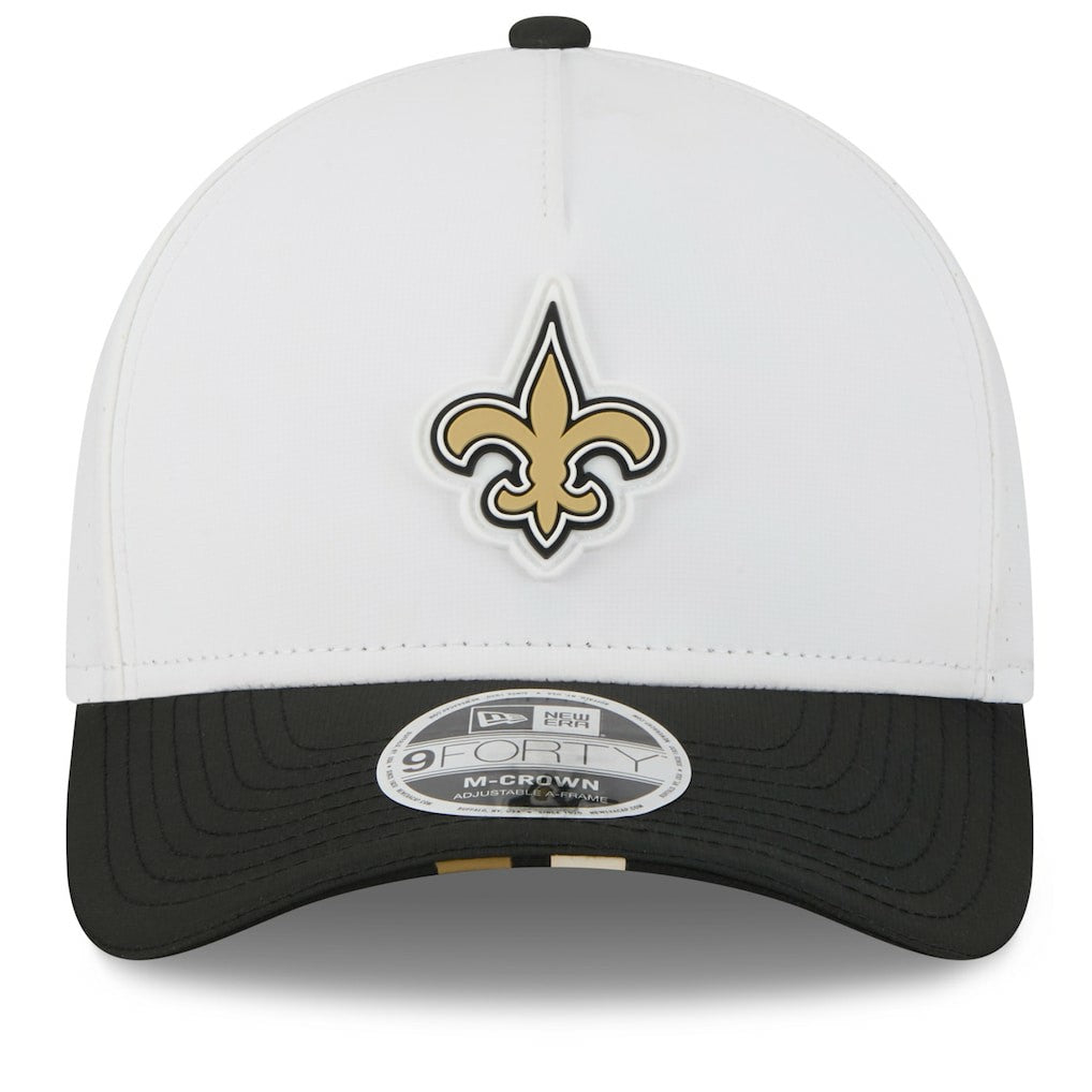 2025 NFL Training Camp A-Frame 9FORTY Adjustable Hat - New Orleans Saints