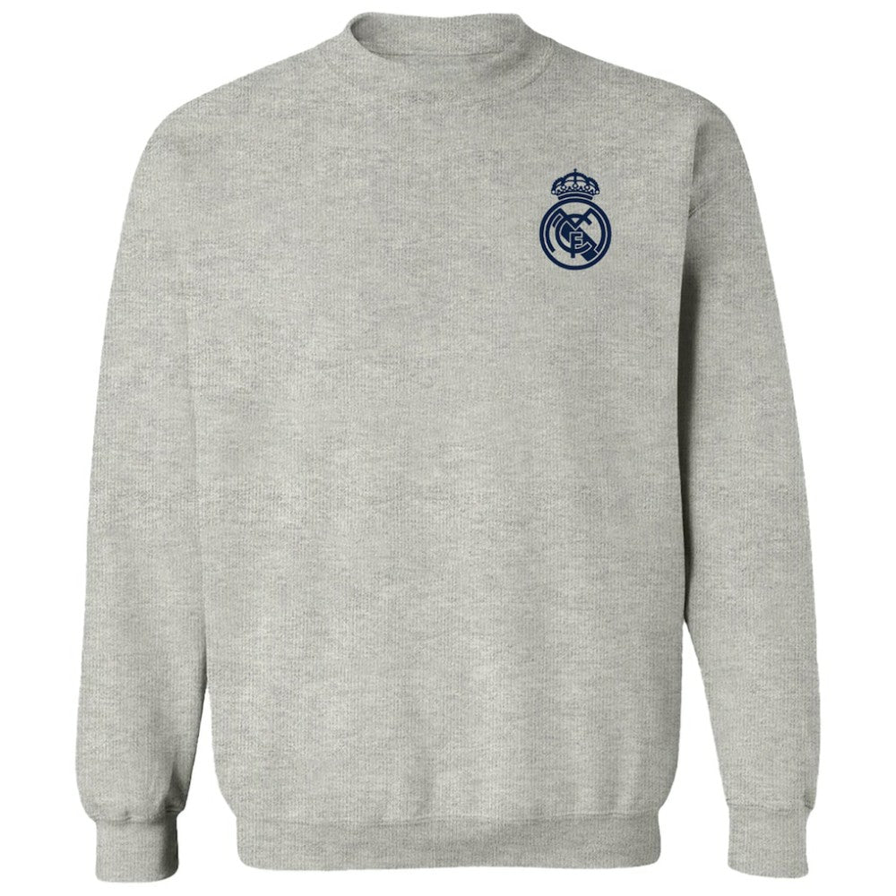 Real Madrid Vive La Fete Women's Impressions Artwork Pullover Sweatshirt -  Gray