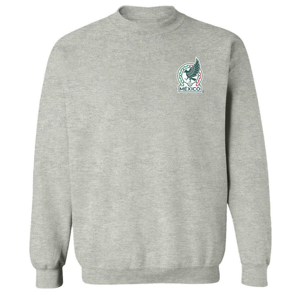 Mexico National Team Vive La Fete Women's Impressions Artwork Pullover Sweatshirt -  Gray