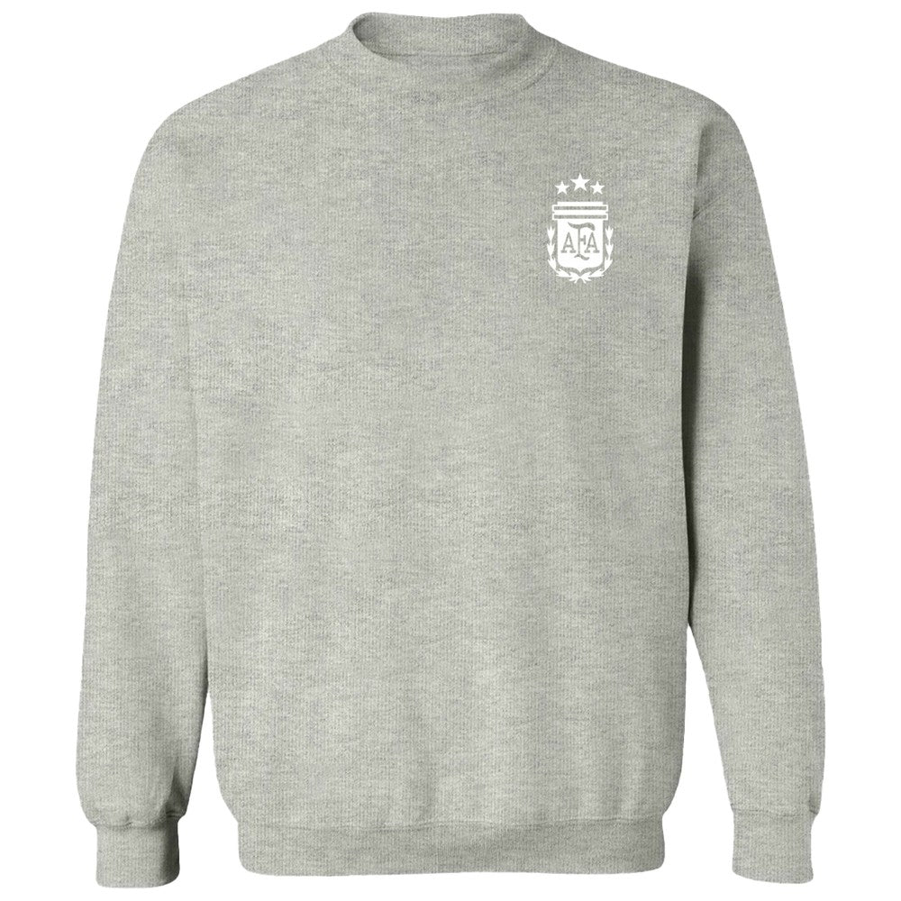 Argentina National Team Vive La Fete Women's Impressions Artwork Pullover Sweatshirt -  Gray