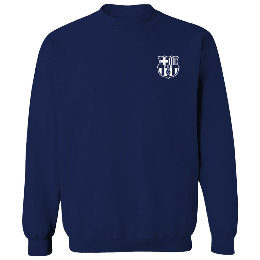 Barcelona Vive La Fete Women's Impressions Artwork Pullover Sweatshirt -  Navy