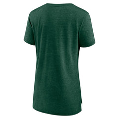 NHL Green Minnesota Wild Women's Shout Out Tri-Blend T-Shirt