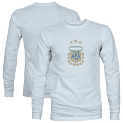 Argentina National Team 1863FC Color Badge Long Sleeve T-Shirt -  Light Blue