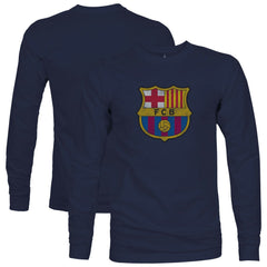 Barcelona 1863FC Color Badge Long Sleeve T-Shirt -  Navy