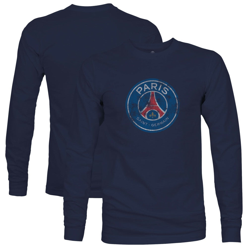 Paris Saint-Germain 1863FC Color Badge Long Sleeve T-Shirt -  Navy