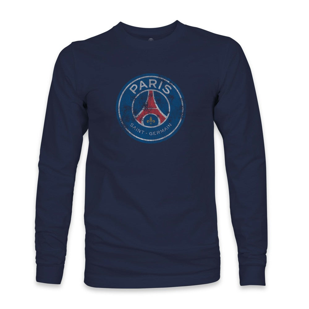 Paris Saint-Germain 1863FC Color Badge Long Sleeve T-Shirt -  Navy