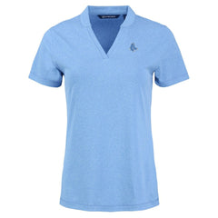 MLB Boston Red Sox Cutter & Buck Forge Heathered Stretch Blade Top