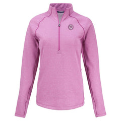 MLB Washington Nationals Cutter & Buck Women's Peshastin Eco Fleece Recycled Half-Zip Jacket