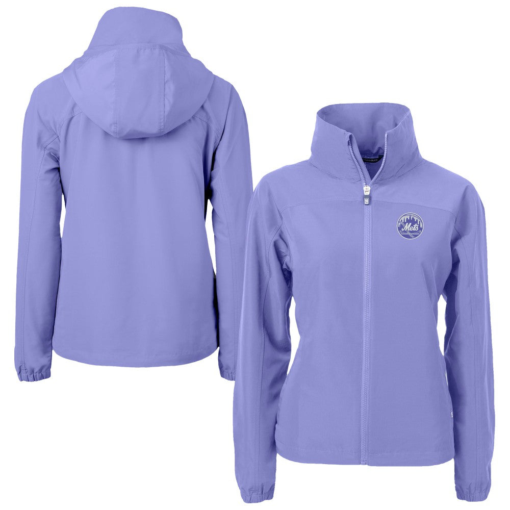 MLB New York Mets Cutter & Buck Women's Charter Eco Recycled Full-Zip Jacket