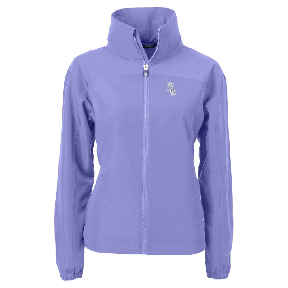 MLB Chicago White Sox Cutter & Buck Women's Charter Eco Recycled Full-Zip Jacket
