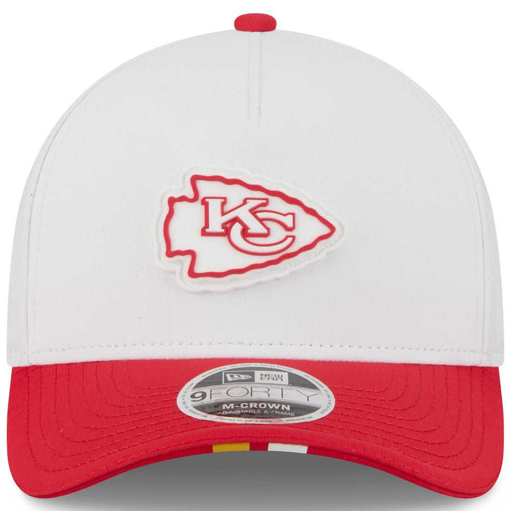 Youth 2025 NFL Training Camp A-Frame 9FORTY Adjustable Hat - Kansas City Chiefs