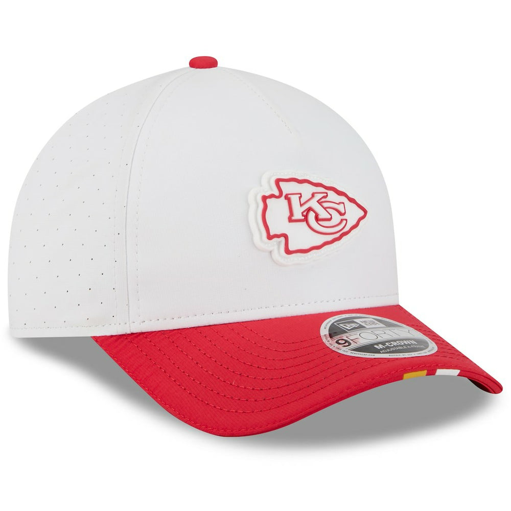 Youth 2025 NFL Training Camp A-Frame 9FORTY Adjustable Hat - Kansas City Chiefs