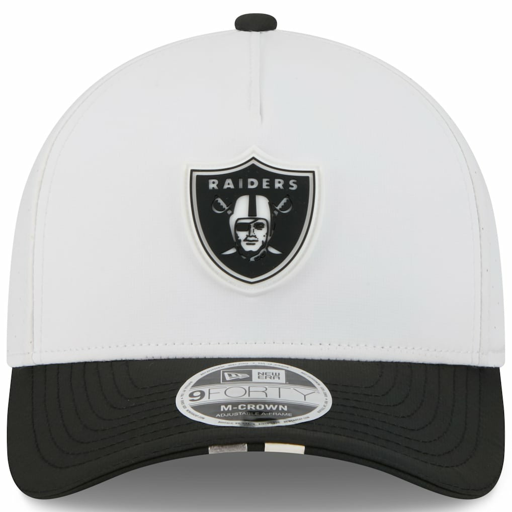 Youth 2025 NFL Training Camp A-Frame 9FORTY Adjustable Hat - Las Vegas Raiders