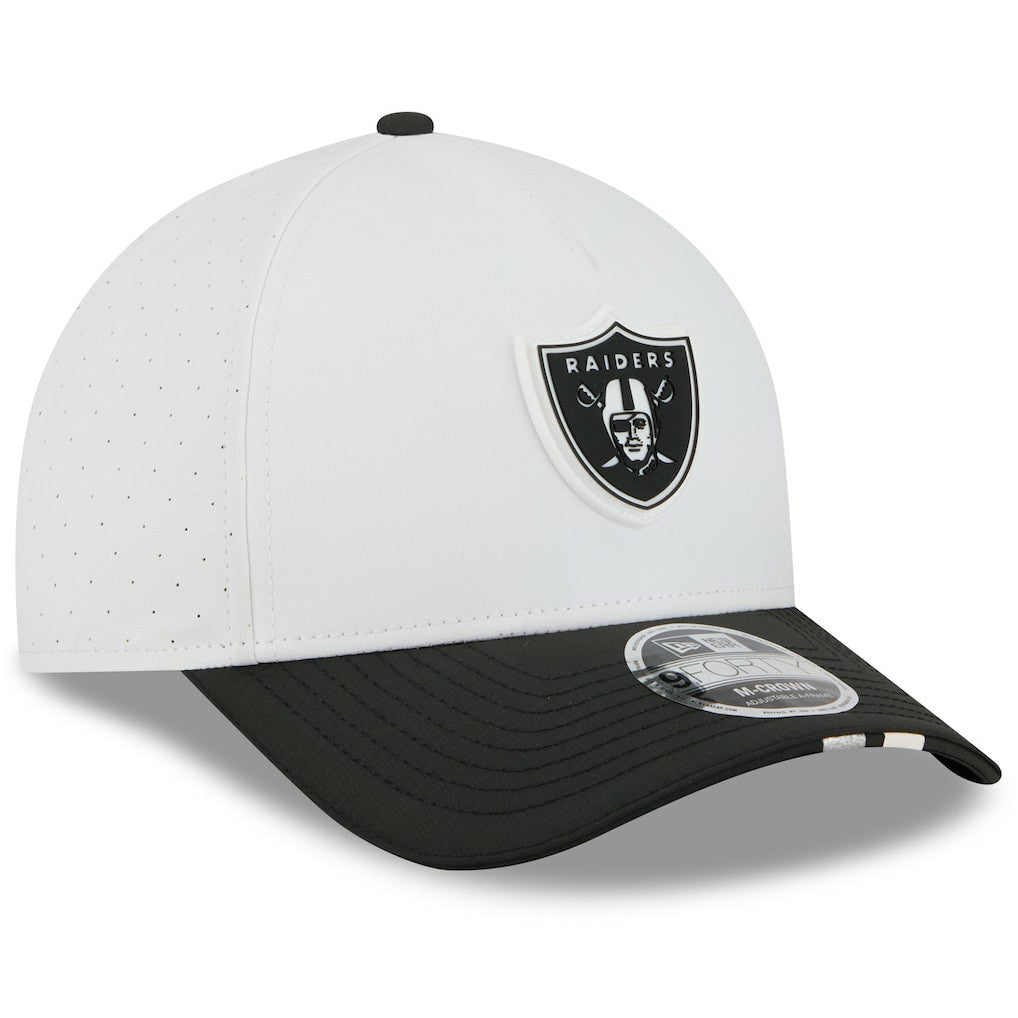 Youth 2025 NFL Training Camp A-Frame 9FORTY Adjustable Hat - Las Vegas Raiders