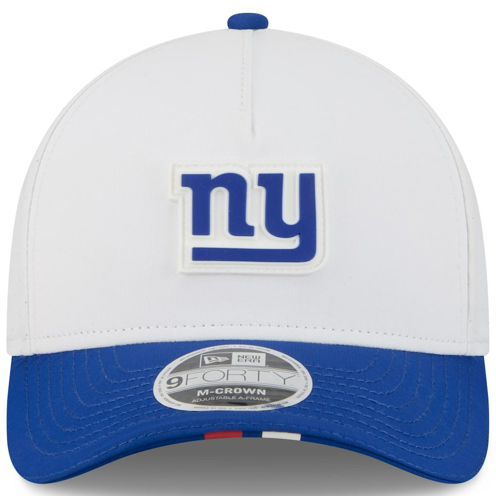 Youth 2025 NFL Training Camp A-Frame 9FORTY Adjustable Hat - New York Giants