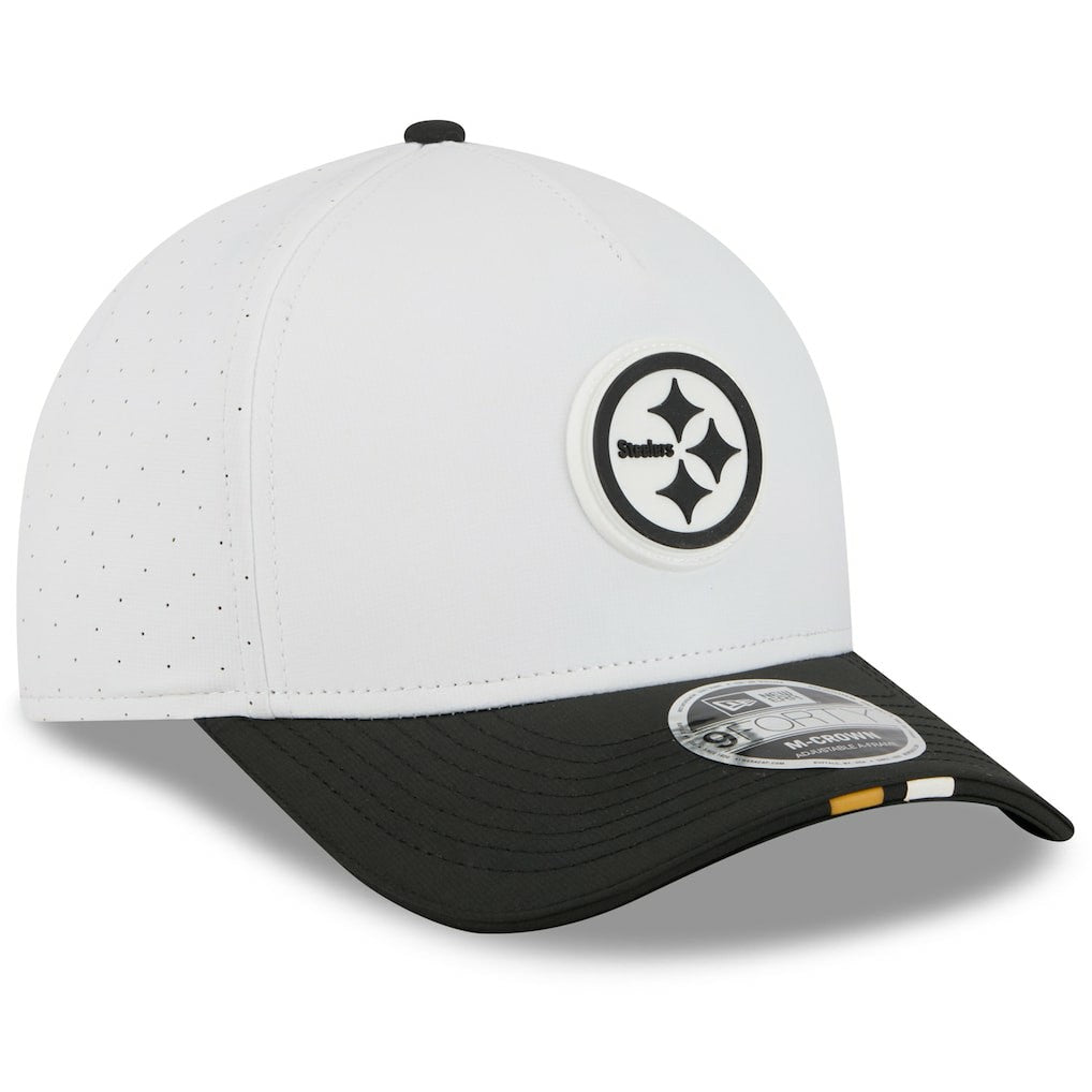 Youth 2025 NFL Training Camp A-Frame 9FORTY Adjustable Hat - Pittsburgh Steelers