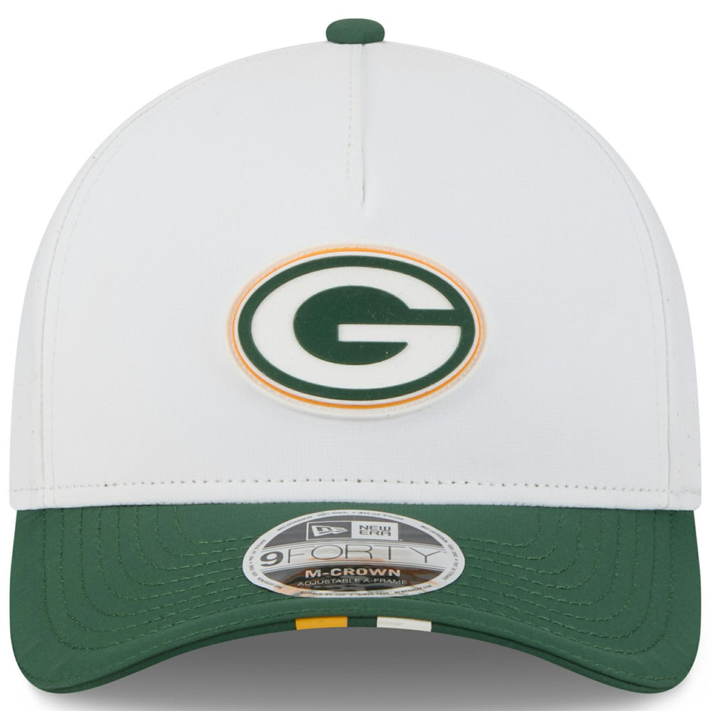 Youth 2025 NFL Training Camp A-Frame 9FORTY Adjustable Hat - Green Bay Packers