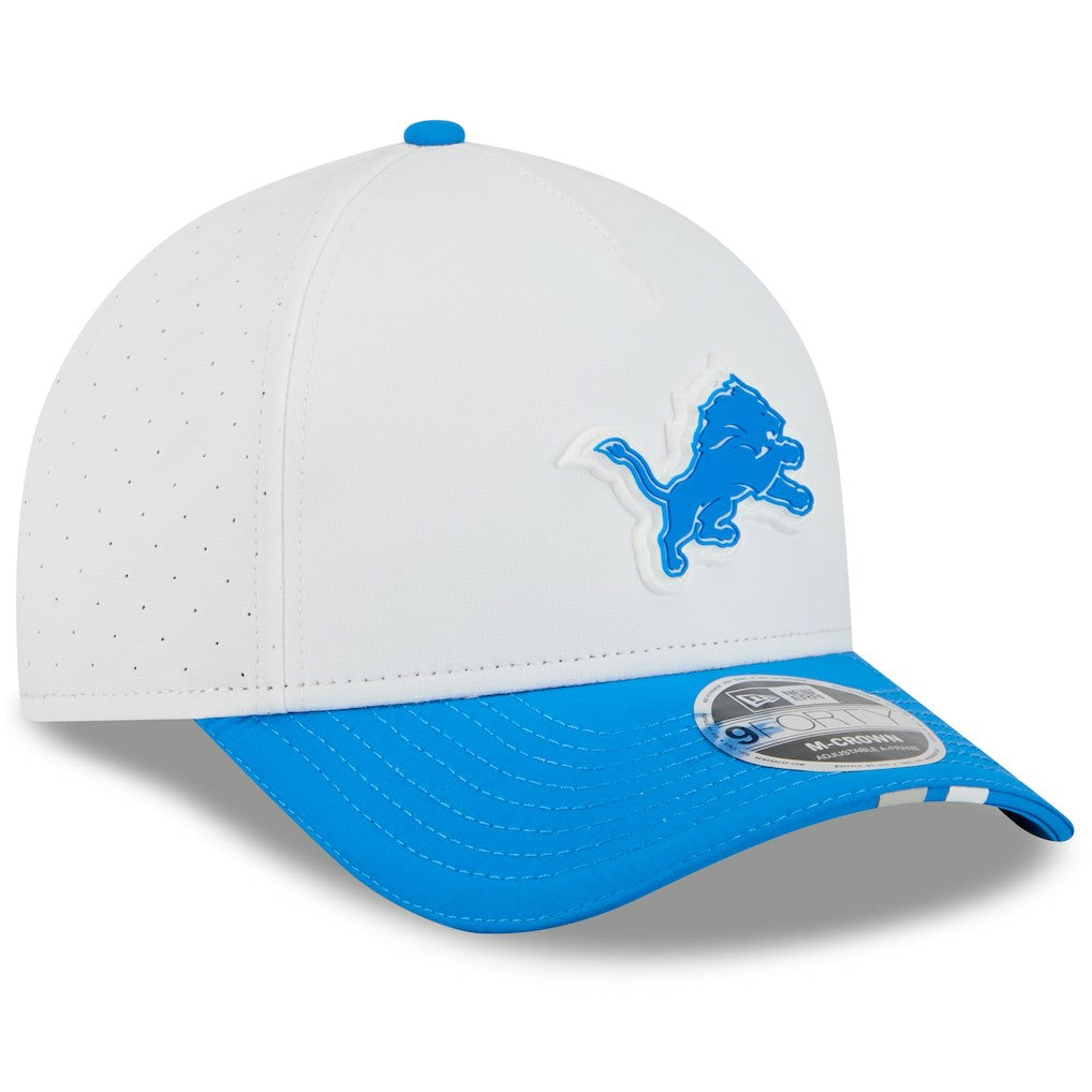 Youth 2025 NFL Training Camp A-Frame 9FORTY Adjustable Hat - Detroit Lions