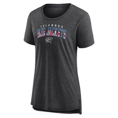 NHL Gray Columbus Blue Jackets Women's Proud Tri-Blend T-Shirt