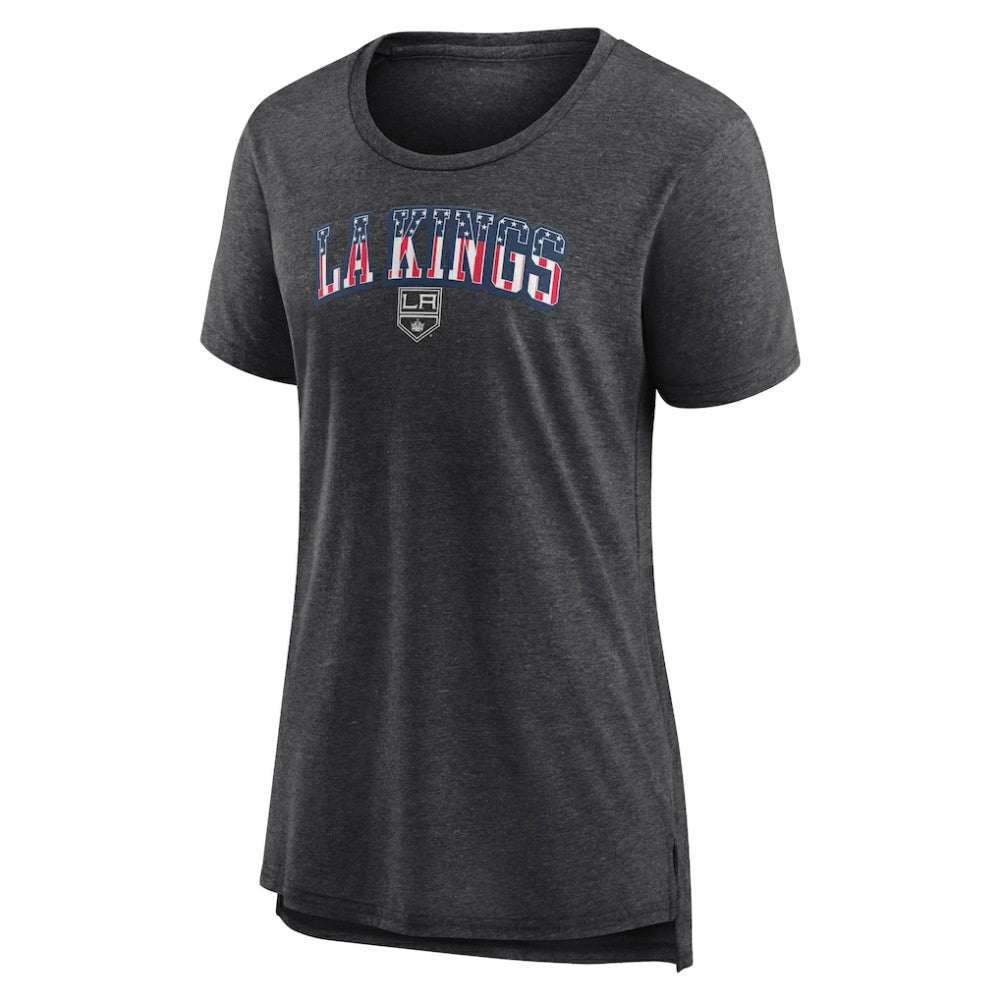 NHL Gray Los Angeles Kings Women's Proud Tri-Blend T-Shirt