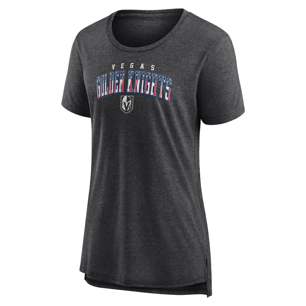 NHL Gray Vegas Golden Knights Women's Proud Tri-Blend T-Shirt