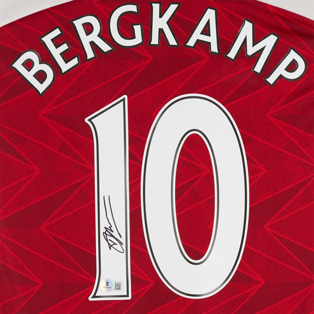 Dennis Bergkamp Arsenal Autographed 2020-21 Red Home Jersey - Fanatics BAS