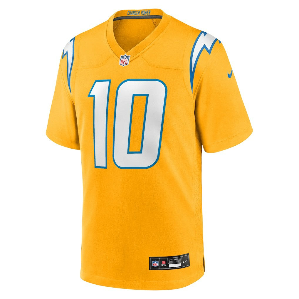 Justin Herbert  Youth Alternate Charger Power Game Player Jersey - Los Angeles Chargers