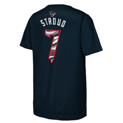 C.J. Stroud  Outerstuff Youth Mainliner Drip Player Name & Number T-Shirt - Houston Texans