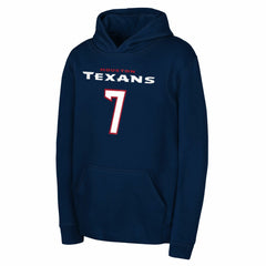 C.J. Stroud  Outerstuff Mainliner Player Name & Number Hoodie - Houston Texans