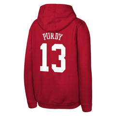 Brock Purdy  Outerstuff Mainliner Player Name & Number Hoodie - San Francisco 49ers