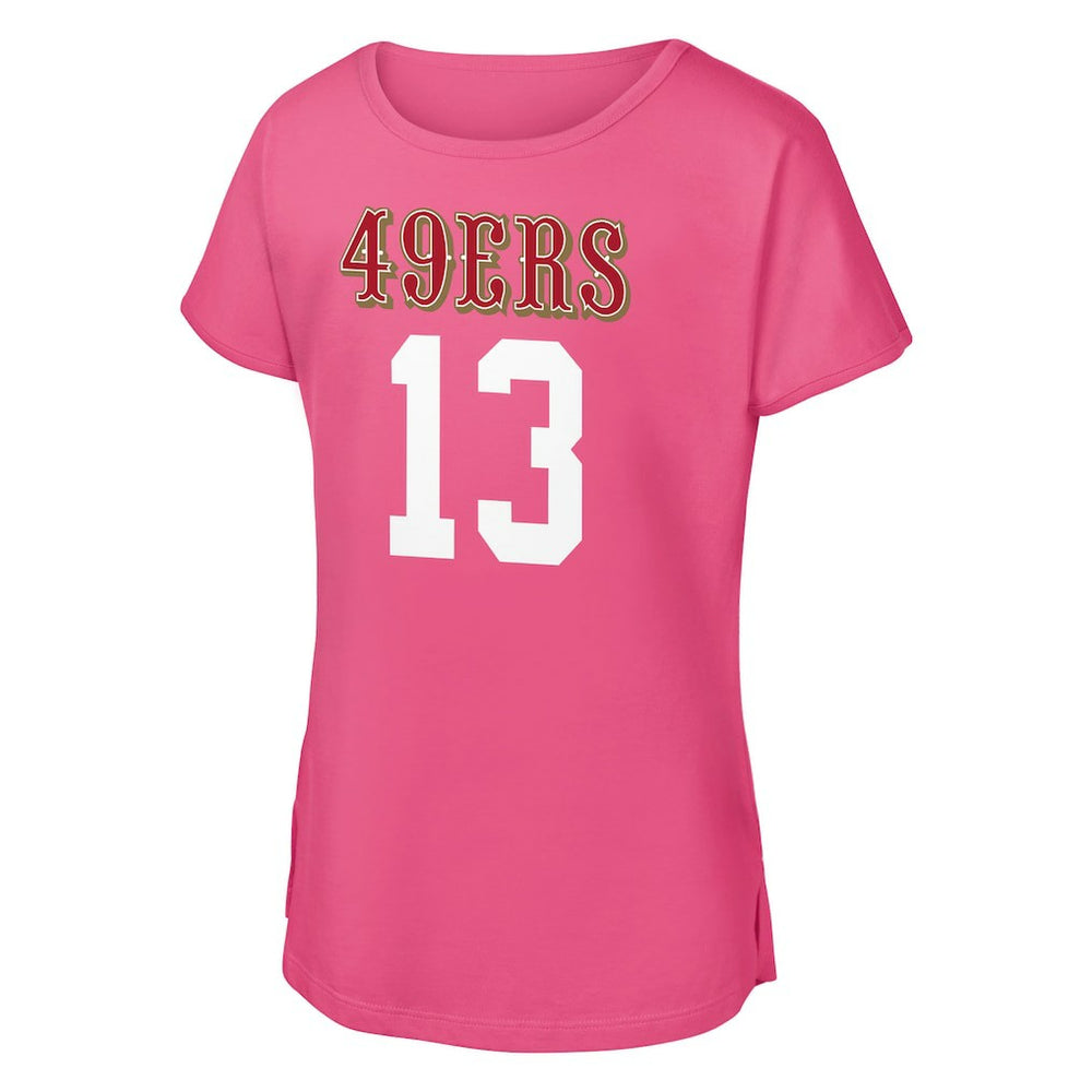 Brock Purdy  Outerstuff Girls Youth Player Name & Number T-Shirt - San Francisco 49ers