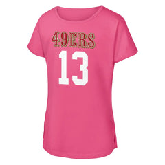 Brock Purdy  Outerstuff Girls Youth Player Name & Number T-Shirt - San Francisco 49ers