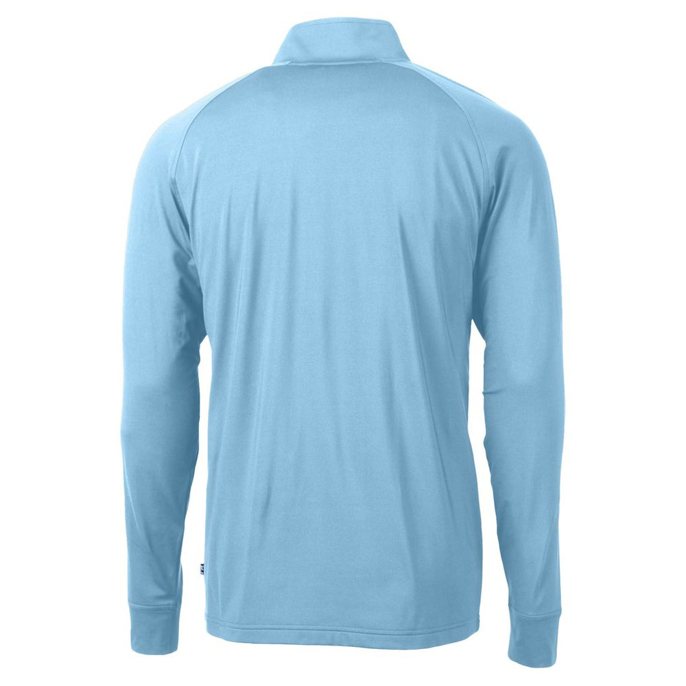 Cutter & Buck Raglan Adapt Eco Knit Stretch Recycled Quarter-Zip Top - Baltimore Ravens