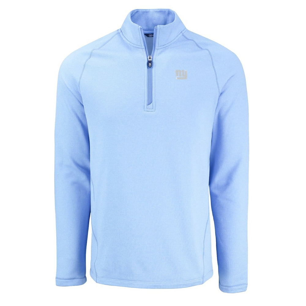 Cutter & Buck Peshastin Eco Fleece Recycled Raglan Quarter-Zip Top - New York Giants