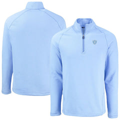 Cutter & Buck Peshastin Eco Fleece Recycled Raglan Quarter-Zip Top - Las Vegas Raiders