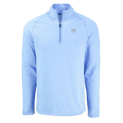 Cutter & Buck Peshastin Eco Fleece Recycled Raglan Quarter-Zip Top - Tampa Bay Buccaneers