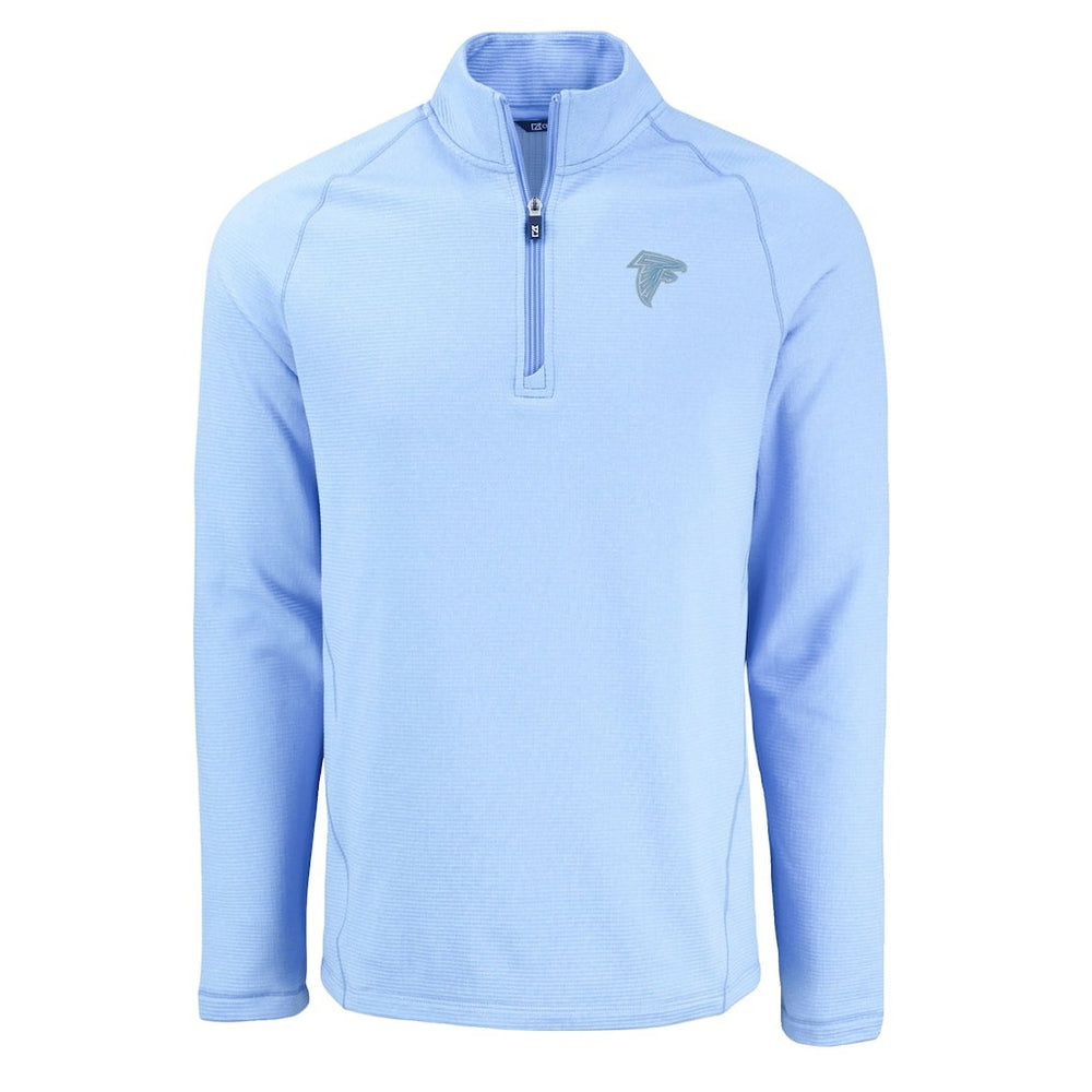 Cutter & Buck Peshastin Eco Fleece Recycled Raglan Half-Zip Top - Atlanta Falcons