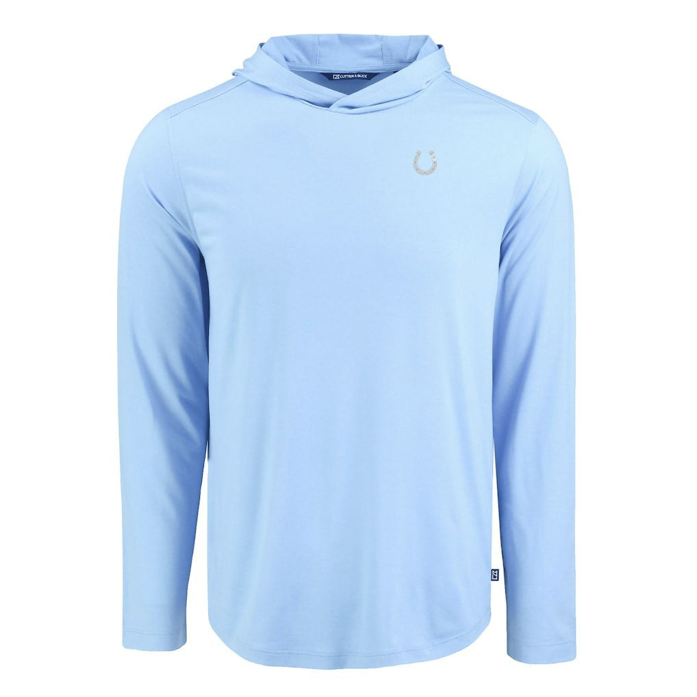 Men's Cutter & Buck Coastline Epic Comfort Eco Recycled Men's Hooded Shirt - Indianapolis Colts