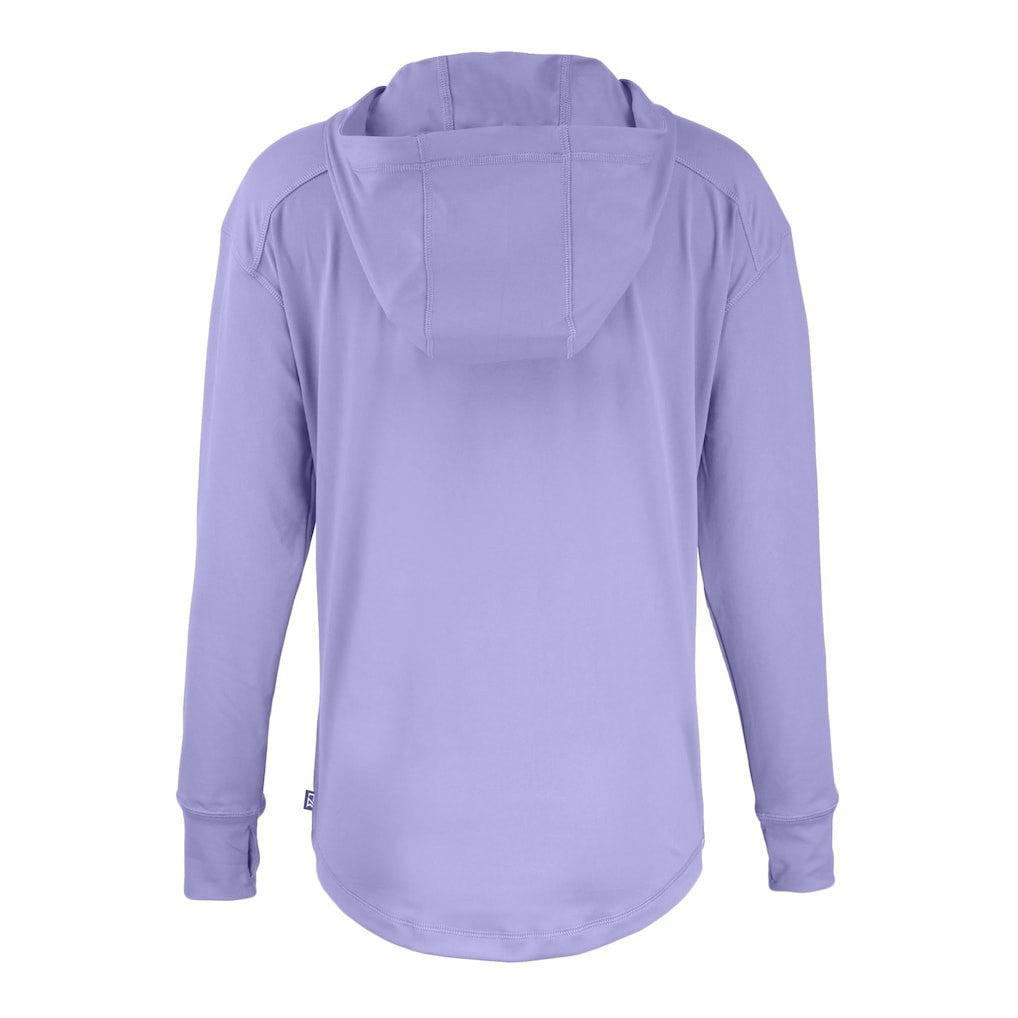 Cutter & Buck Women's Daybreak Eco Recycled Half-Zip Hoodie - Baltimore Ravens