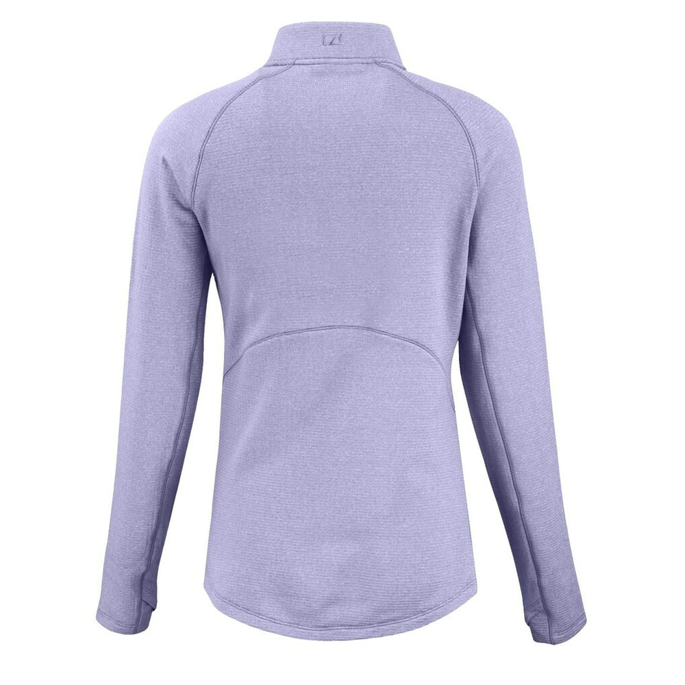 Cutter & Buck Women's Peshastin Eco Fleece Recycled Half-Zip Top - Buffalo Bills