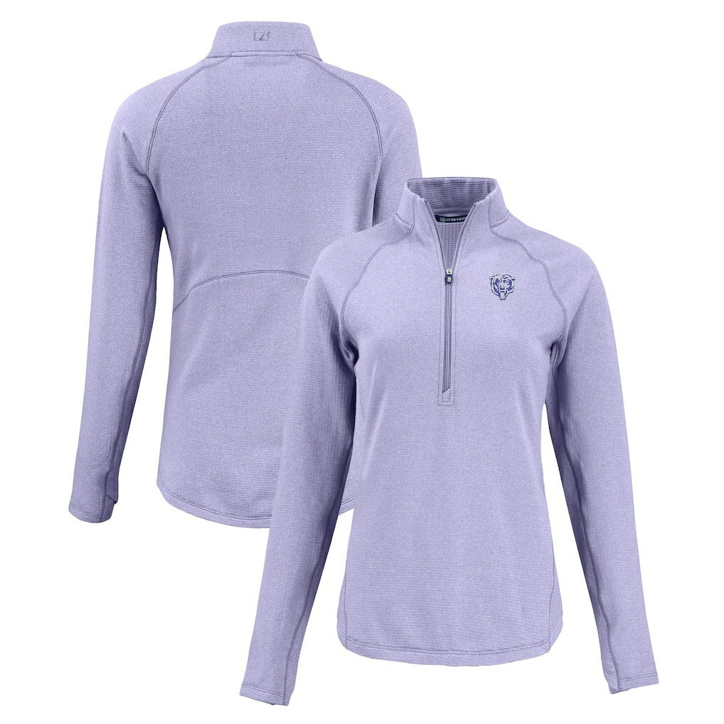 Cutter & Buck Women's Peshastin Eco Fleece Recycled Half-Zip Top - Chicago Bears