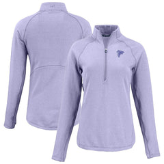 Cutter & Buck Women's Peshastin Eco Fleece Recycled Half-Zip Top - Atlanta Falcons